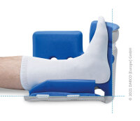 Fersen-Freilagerung Body Armor Heel Reliever, Schaumstoff grau-blau - glatter Schaumstoff