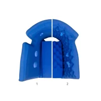 Fersen-Freilagerung Body Armor Heel Reliever, Schaumstoff grau-blau - glatter Schaumstoff