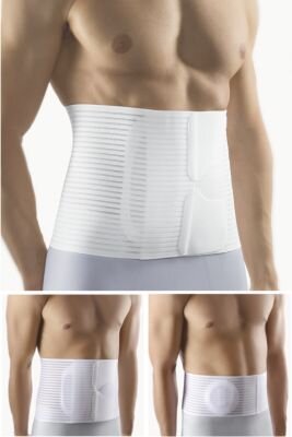 Narbenbruch-Bandage - Höhe 21 cm, Größe 1, Taillenumfang 60 bis 95 cm