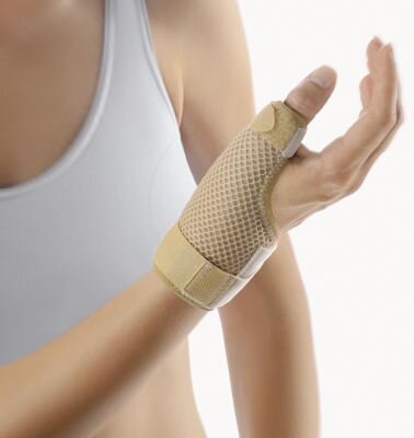 Daumenschiene Soft, lang - Farbe schwarz, Größe L