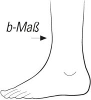 Knöchelbandage ActiveColor® - Farbe blau, Größe XXL