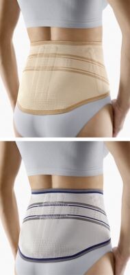 Rückenbandage StabiloBasic Lady - Farbe silber, Größe 1