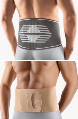 Rückenbandage Bort activemed - Farbe beige, Größe 5