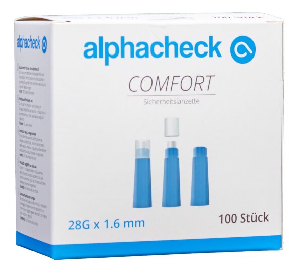 Alphacheck comfort Sicherheitslanzetten