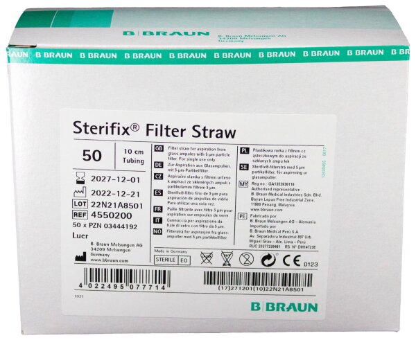 Sterifix® Filterhalme