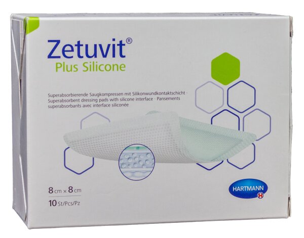 Zetuvit® Plus Silicone 8 x 8 cm
