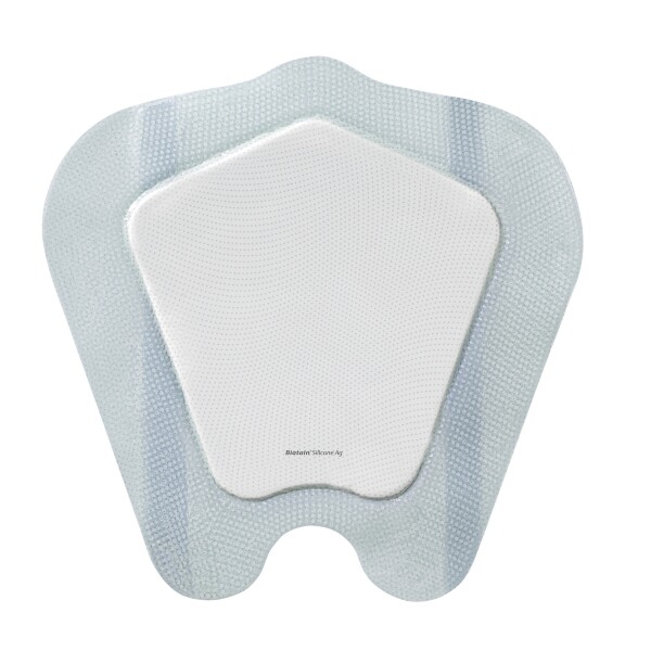 Biatain® Silicone Ag Schaumverband mit Silber 25 cm x 25 cm