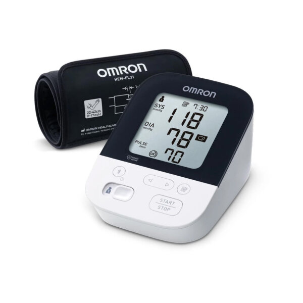 OMRON M400 mit Intelli Wrap Manschette - Oberarm-Blutdruckmessgerät