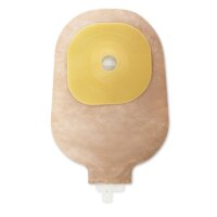 Moderma Flex™ SoftFlex™ Urostomiebeutel konvex 15–38 mm-300 ml-Transparent-mit Mehrkammersystem und weicher Verschlusskappe