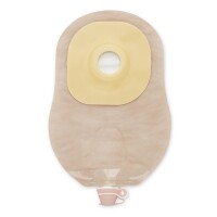 Moderma Flex™ SoftFlex™ Urostomiebeutel konvex 15–38 mm-300 ml-Transparent-mit Mehrkammersystem und weicher Verschlusskappe