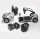 Elektro-Scooter Leo 4-Rad 6 km/h silber