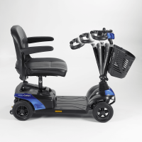 Elektro-Scooter COLIBRI 4-Rad 6 km/h saphirblau