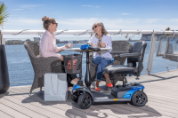 Elektro-Scooter COLIBRI 4-Rad 6 km/h saphirblau
