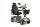 Scooter S400 4-Rad 6 km/h silber metallic