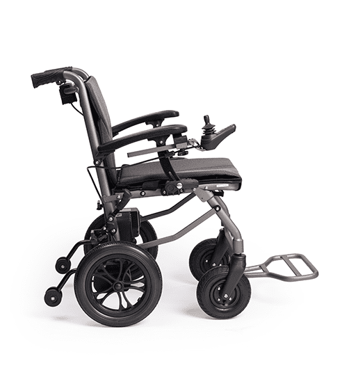 Elektrorollstuhl eFoldi faltbar grau Sitzbreite 48 cm