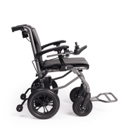 Elektrorollstuhl eFoldi faltbar grau Sitzbreite 48 cm