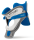 Cervicalorthese Miami J Select universal weiß-grau-blau