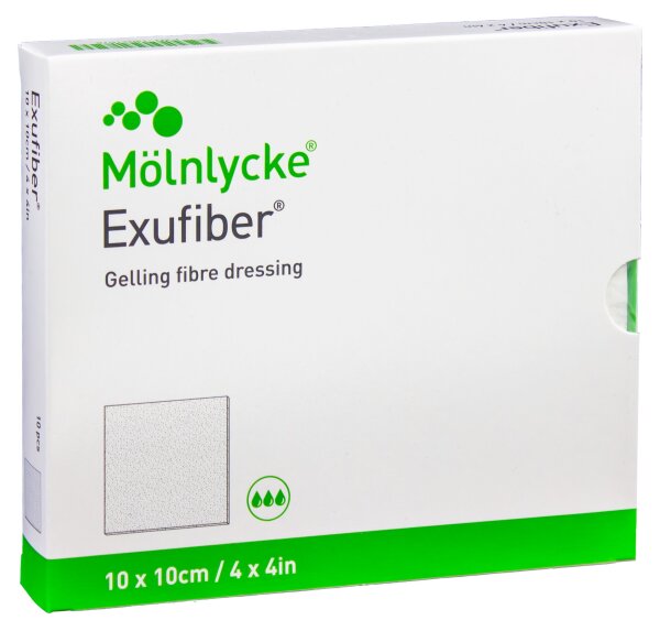 Exufiber® gelbildender Faserverband