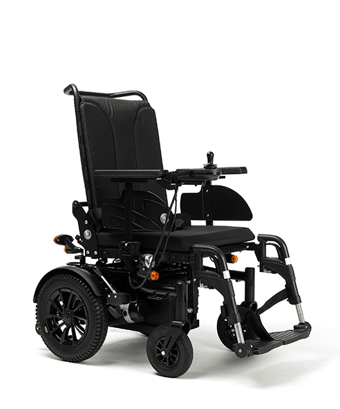 Elektro-Rollstuhl Turios Sitztiefe 44 cm schwarz komplett
