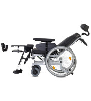 Multifunktionsrollstuhl PROTEGO mit Trommelbremse - Sitzbreite 44 bis 46,5 cm