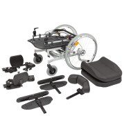 Multifunktionsrollstuhl PROTEGO mit Trommelbremse - Sitzbreite 44 bis 46,5 cm