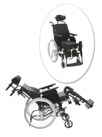 Multifunktionsrollstuhl Netti 4U CE Plus - Sitzbreite 50 cm