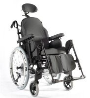Multifunktionsrollstuhl BREEZY RelaX², mit Trommelbremse - Sitzbreite 46 cm