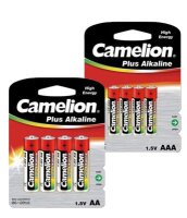 Batterie Micro/Mignon Camelio PLUS