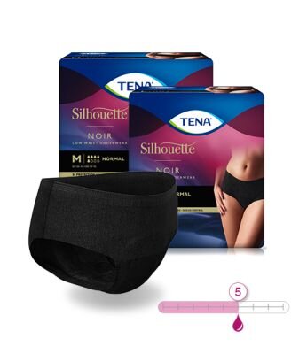 Schutzunterwäsche TENA Silhouette Lady Pants Normal Noir - Größe L