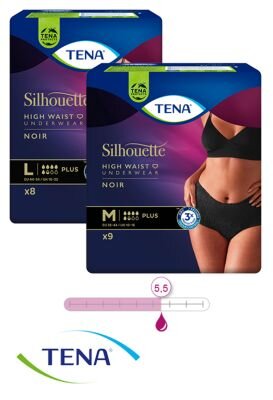 Schutzunterwäsche TENA Silhouette Lady Pants Plus Noir