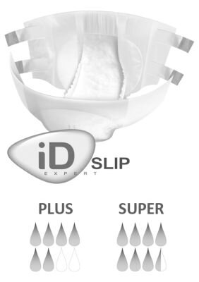 iD Expert Slip TBS Super Medium | Bundweite 80 bis 125 cm | VE 3 x 28 Stück