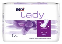Inkontinenzeinlagen Seni Lady Slim Extra | Saugstärke ca. 470 g | Maße 28,5 x 14 cm | VE 24 x 15 Stück