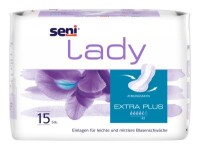Inkontinenzeinlagen Seni Lady Slim Extra | Saugstärke ca. 470 g | Maße 28,5 x 14 cm | VE 24 x 15 Stück